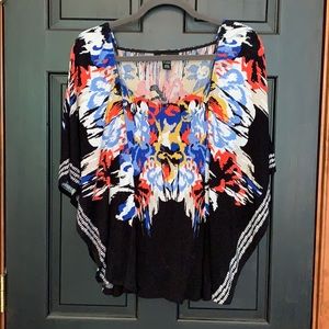 Style & Co bat wing blouse medium